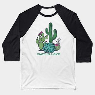 Cactus Love Baseball T-Shirt